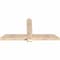 Ekena Millwork Eugene Smooth Timber Gable Bracket, Douglas Fir, 60"W x 30"H x 3 1/2"D x 5 1/2"F, 12/12 Pitch GBW060X30X0406EUG00SDF - alternate 2